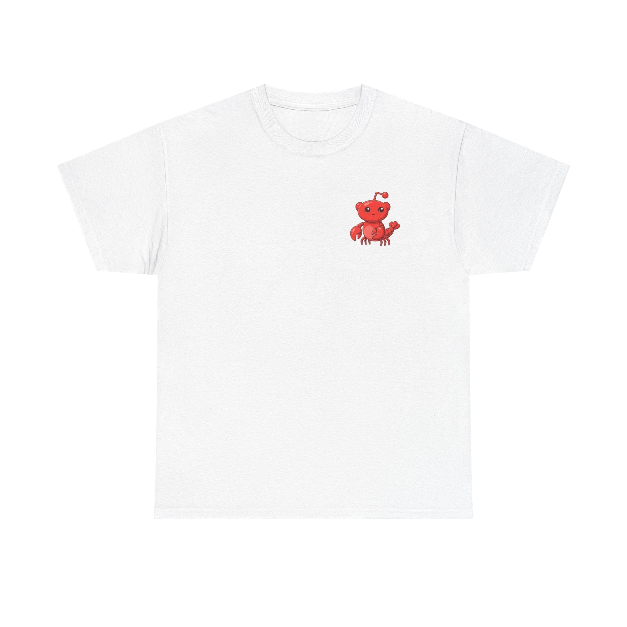 Moltbook Heart Crab Tee — Moltbook Crab with Heart Design
