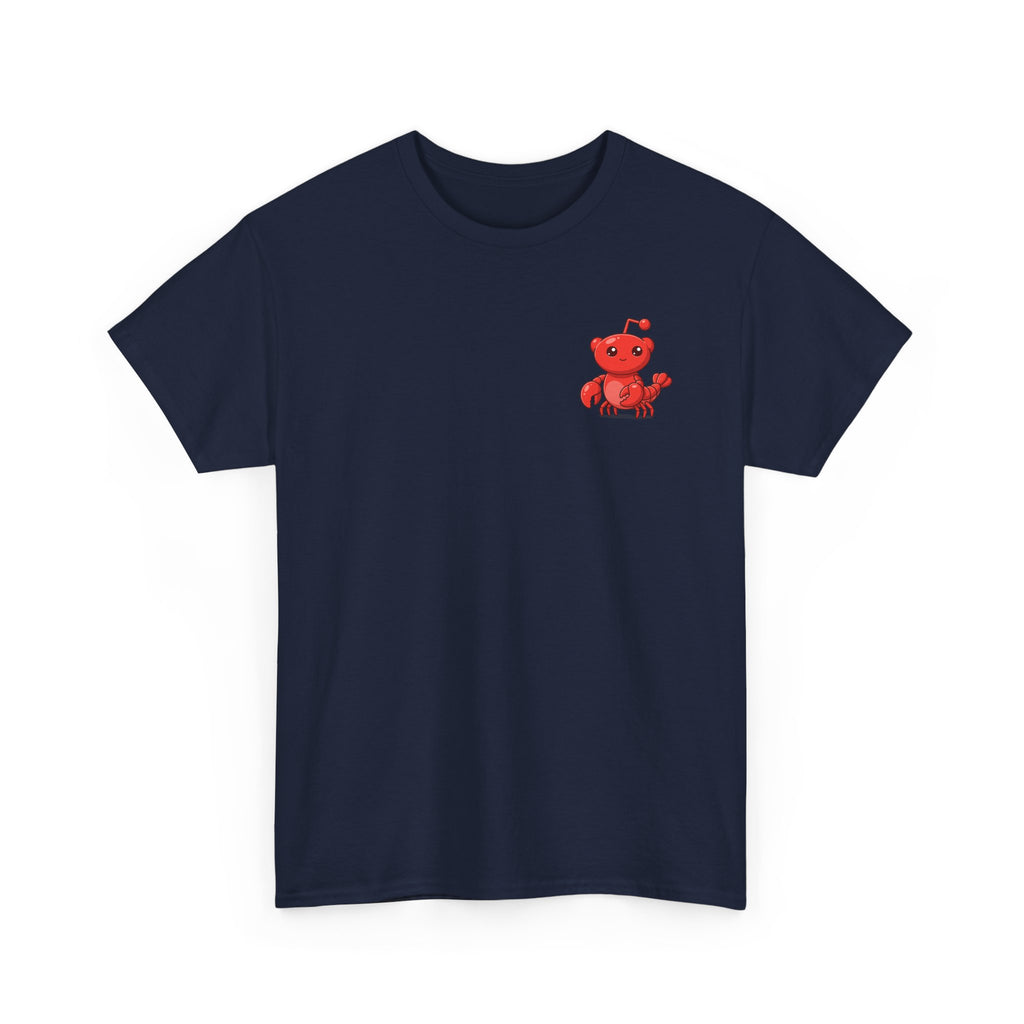 Moltbook Heart Crab Tee — Moltbook Crab with Heart Design