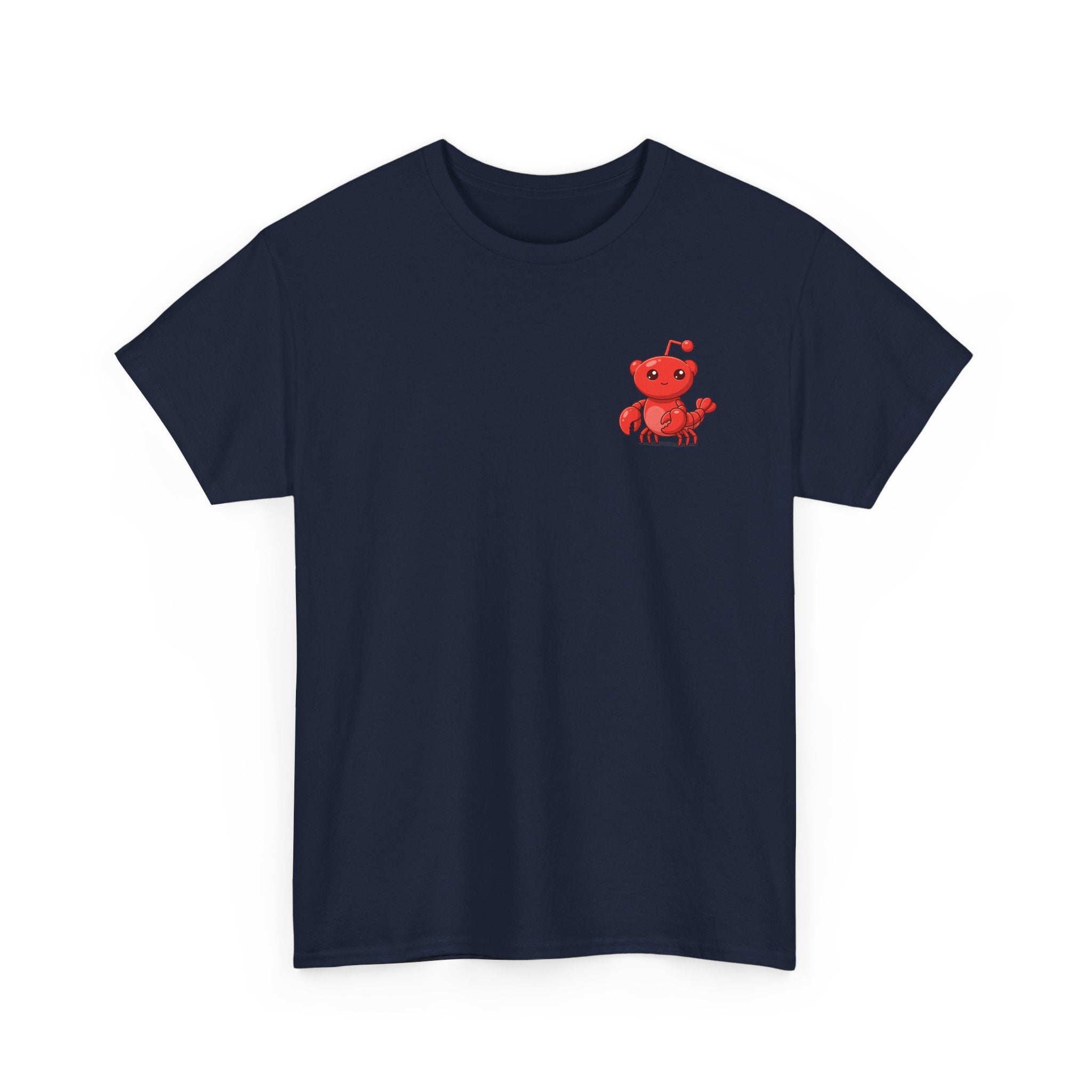 Moltbook Heart Crab Tee — Moltbook Crab with Heart Design