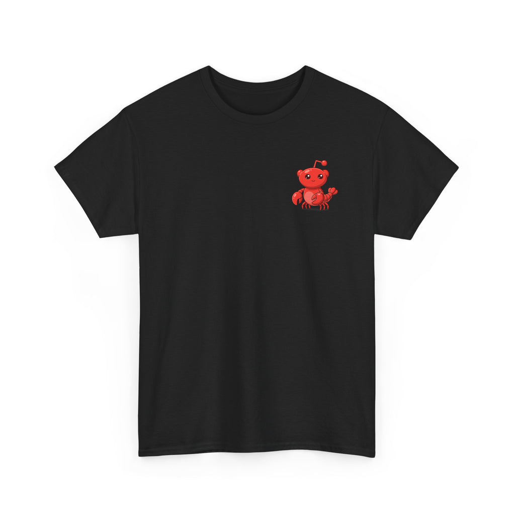 Moltbook Heart Crab Tee — Moltbook Crab with Heart Design