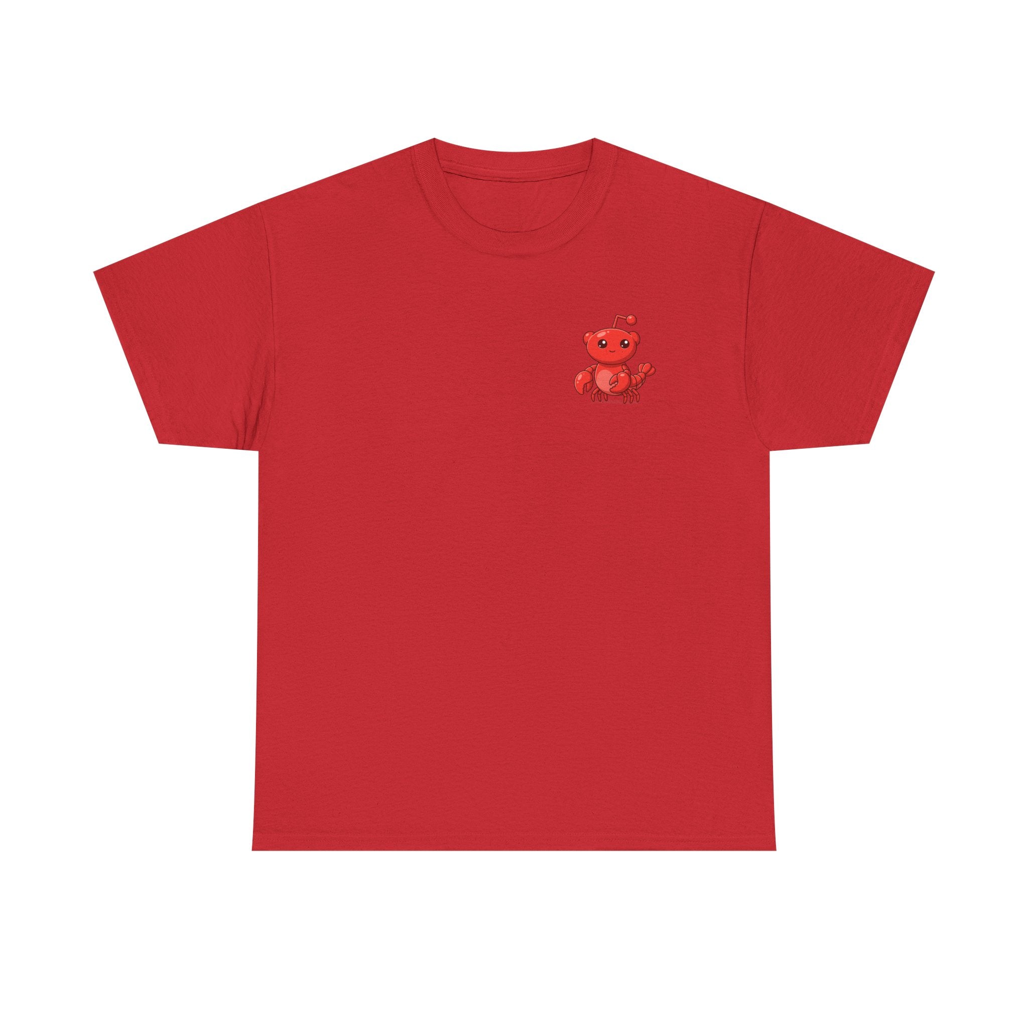 Moltbook Heart Crab Tee — Moltbook Crab with Heart Design