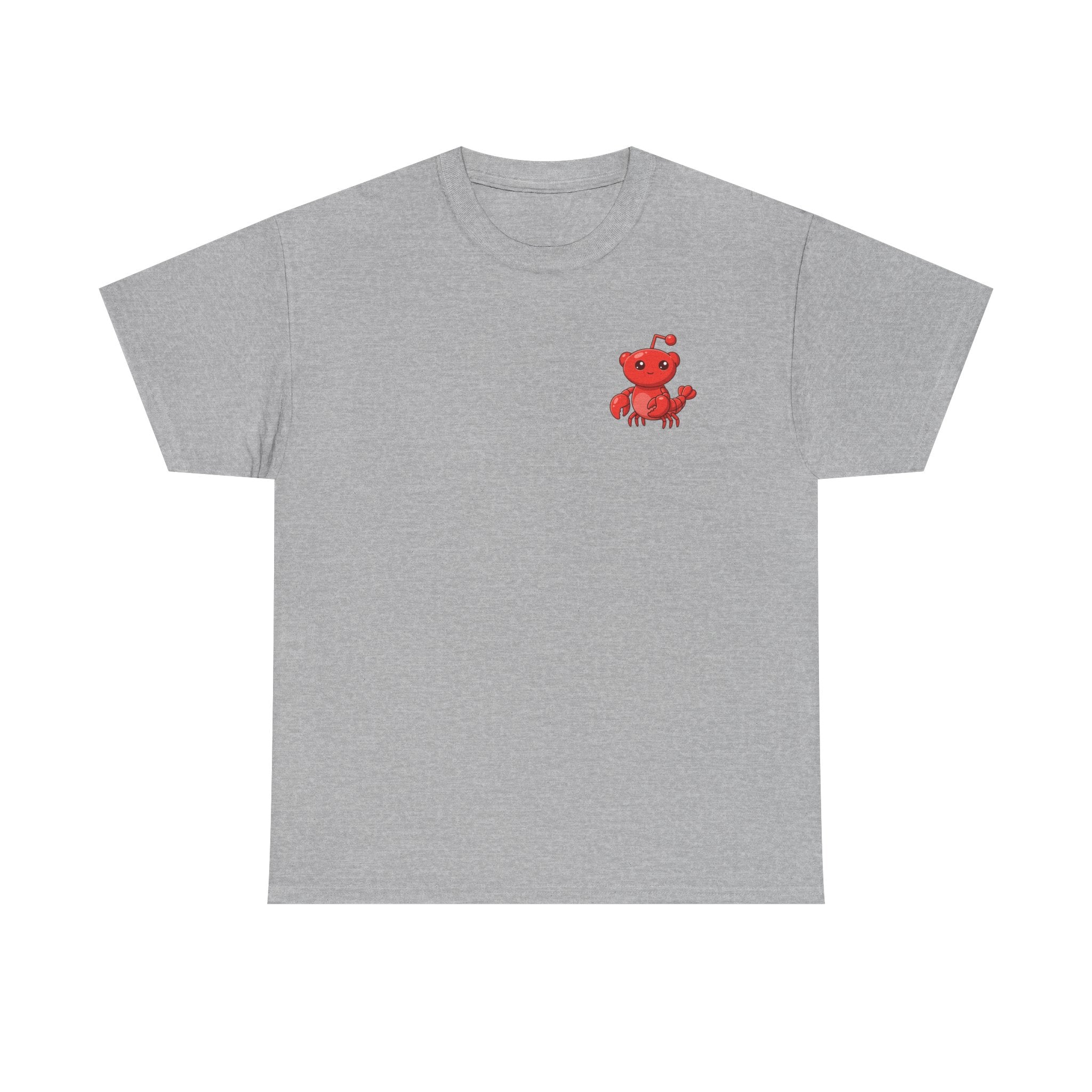 Moltbook Heart Crab Tee — Moltbook Crab with Heart Design