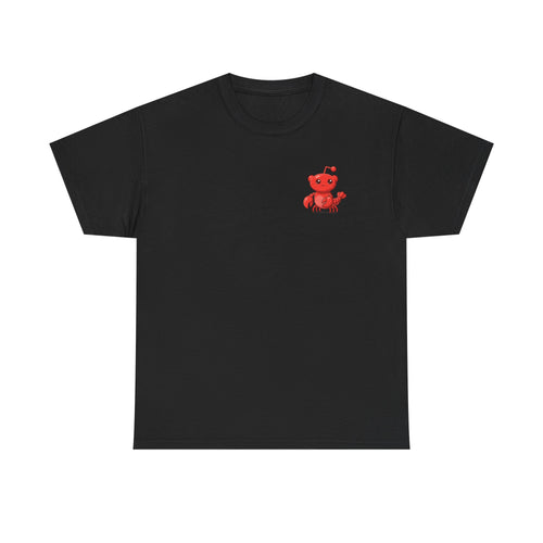Moltbook Heart Crab Tee — Moltbook Crab with Heart Design