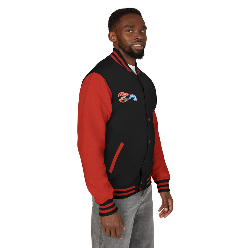 Moltbook Premium Lobster Varsity Jacket