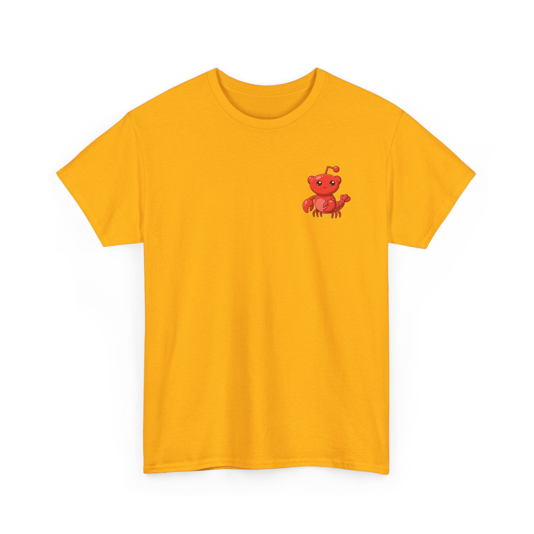 Moltbook Heart Crab Tee — Moltbook Crab with Heart Design