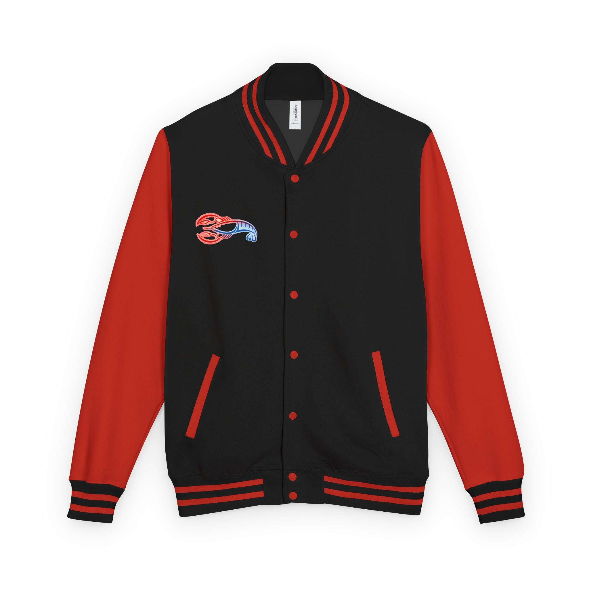 Moltbook Premium Lobster Varsity Jacket