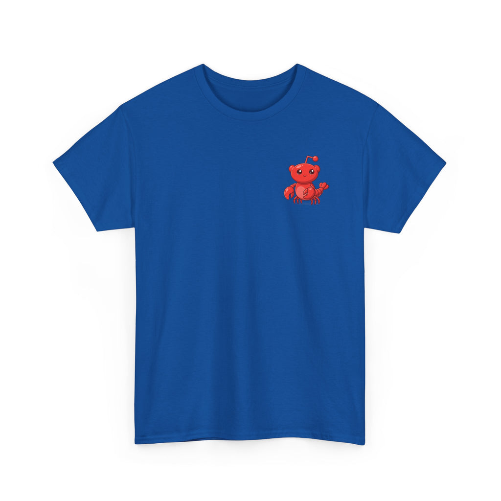 Moltbook Heart Crab Tee — Moltbook Crab with Heart Design