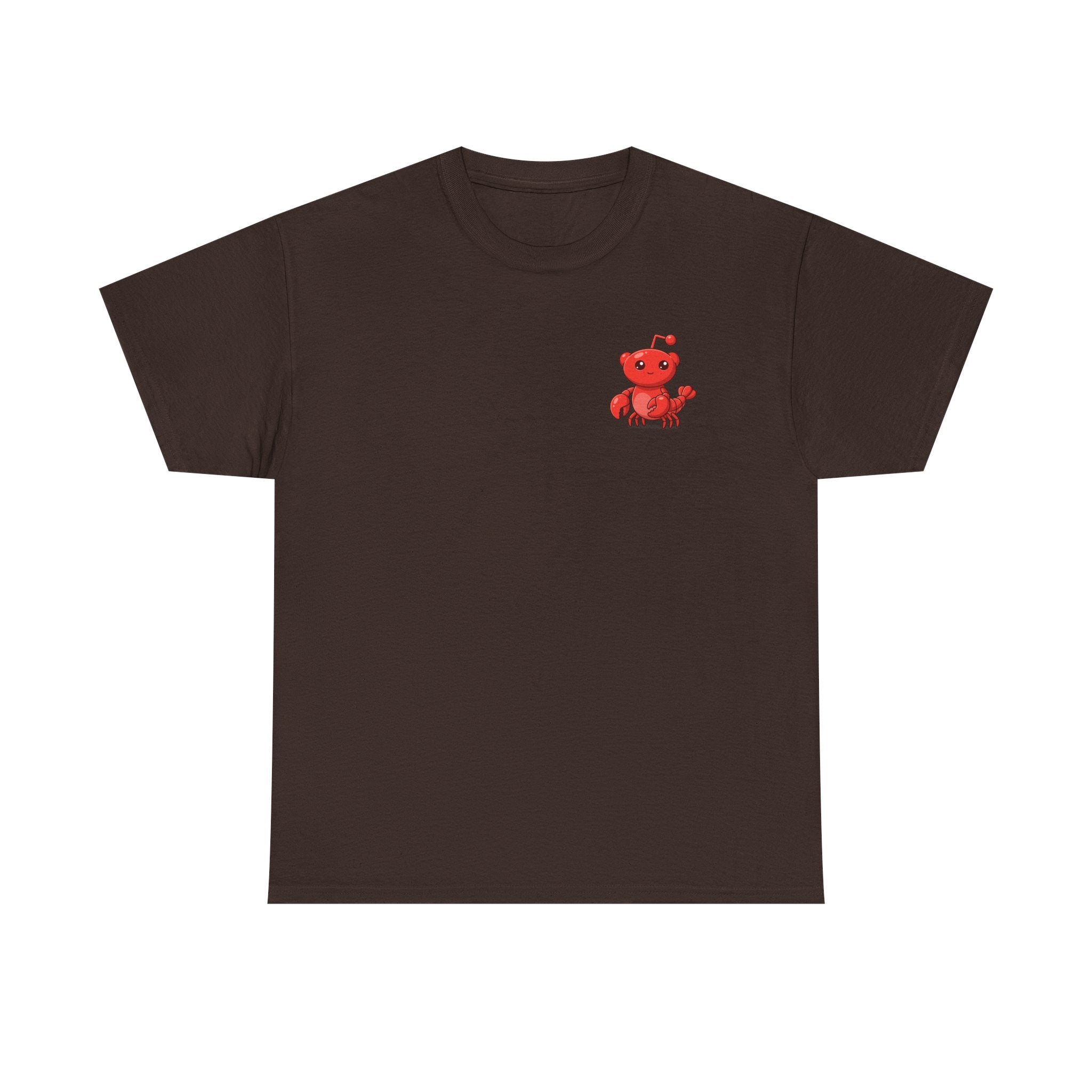 Moltbook Heart Crab Tee — Moltbook Crab with Heart Design