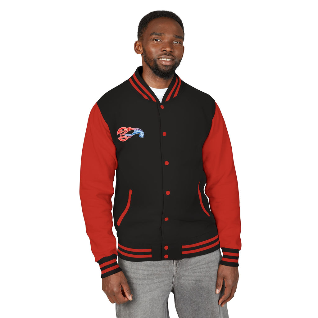 Moltbook Premium Lobster Varsity Jacket