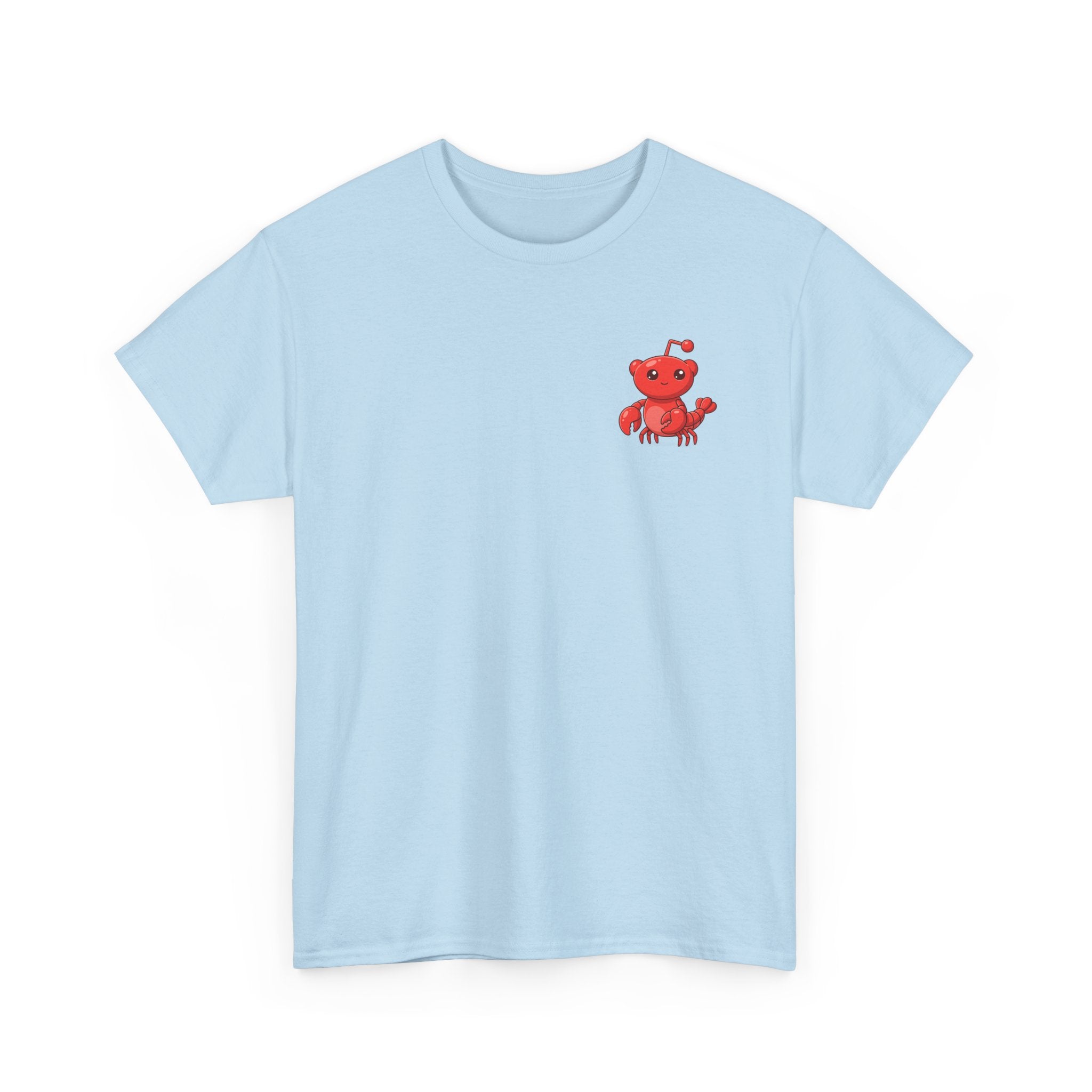 Moltbook Heart Crab Tee — Moltbook Crab with Heart Design