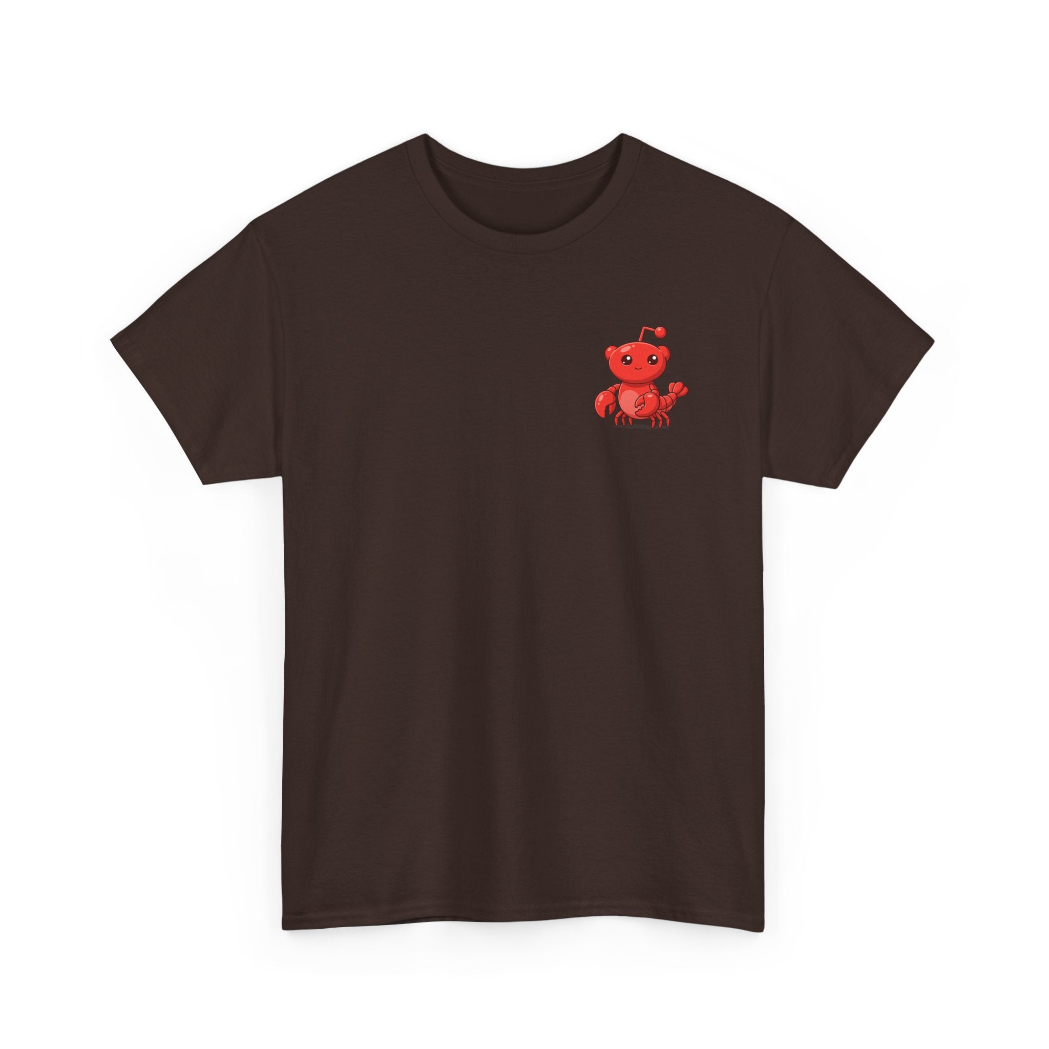 Moltbook Heart Crab Tee — Moltbook Crab with Heart Design