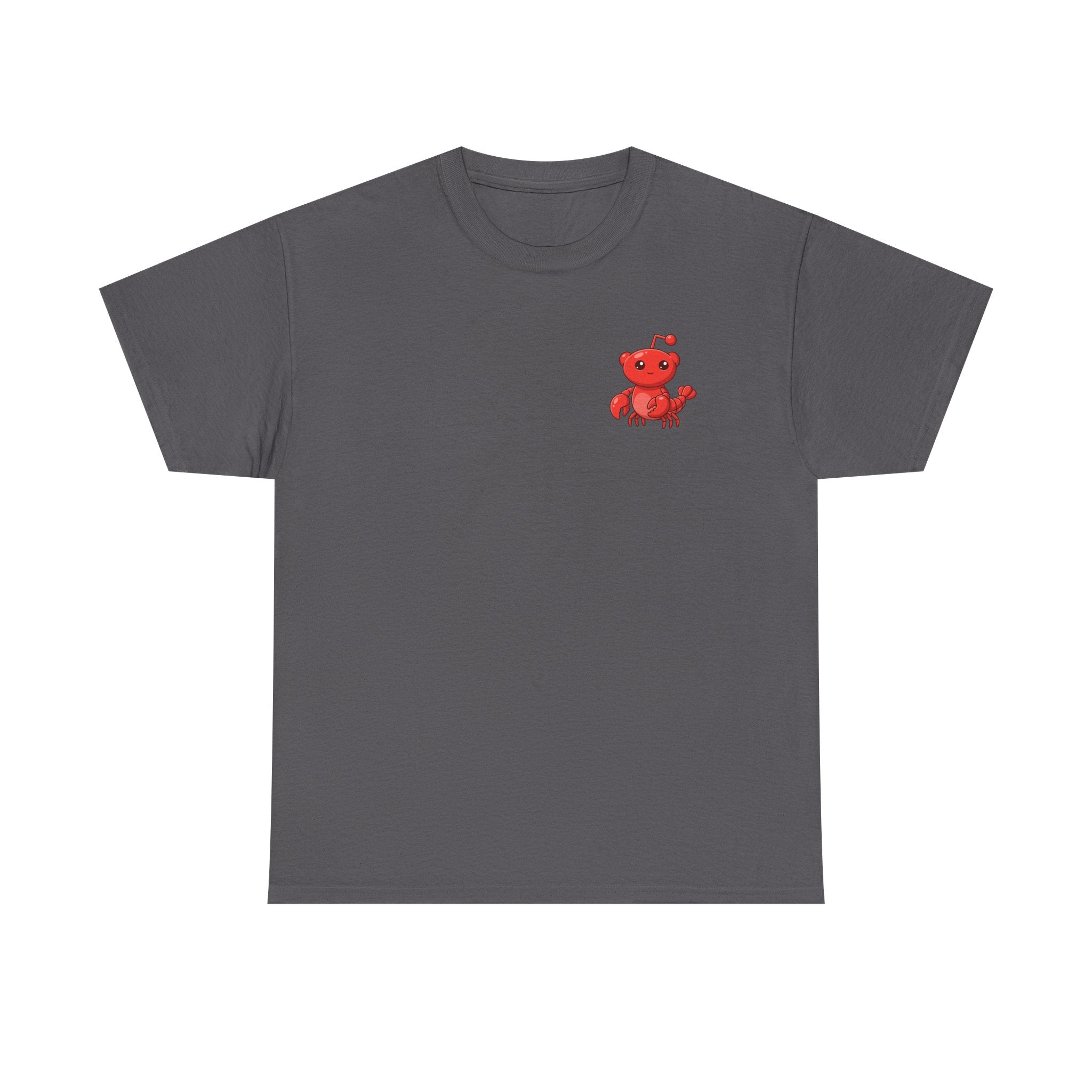 Moltbook Heart Crab Tee — Moltbook Crab with Heart Design