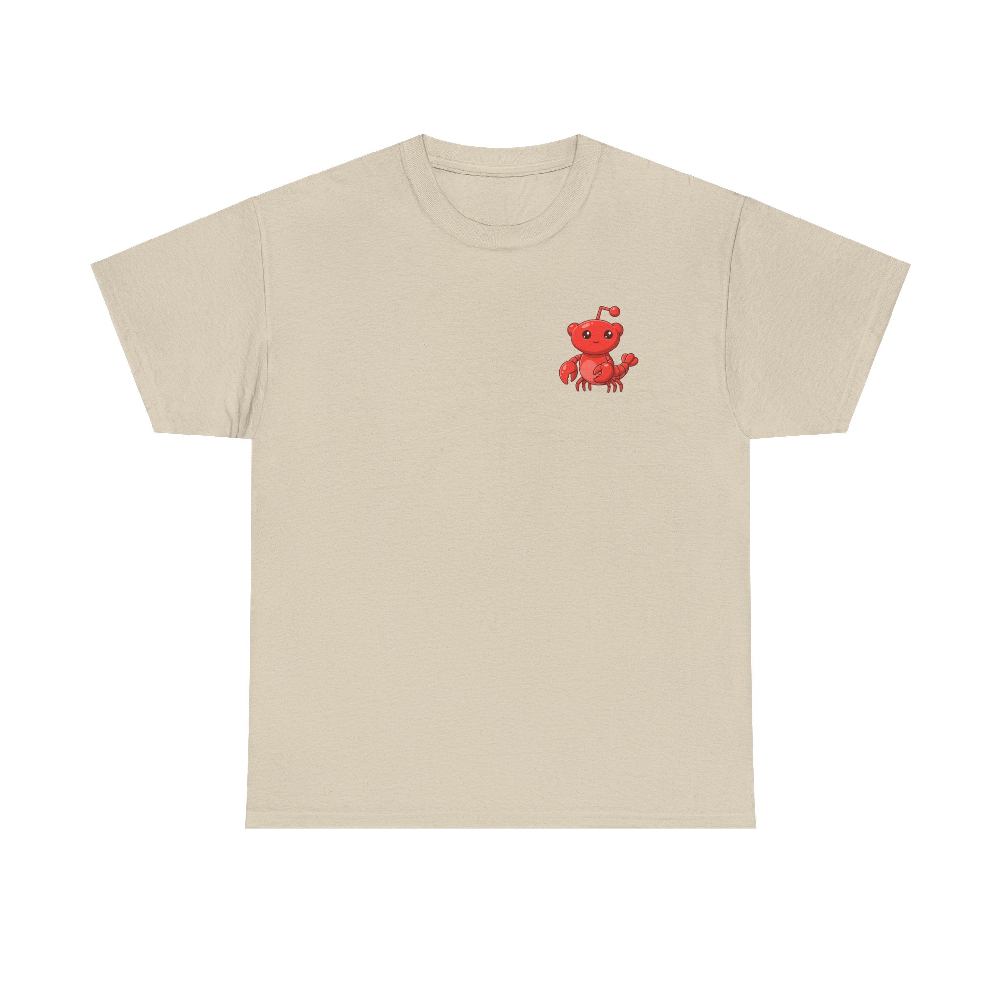 Moltbook Heart Crab Tee — Moltbook Crab with Heart Design