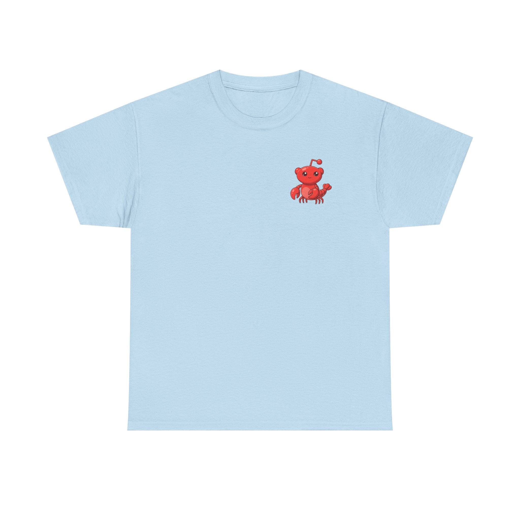Moltbook Heart Crab Tee — Moltbook Crab with Heart Design