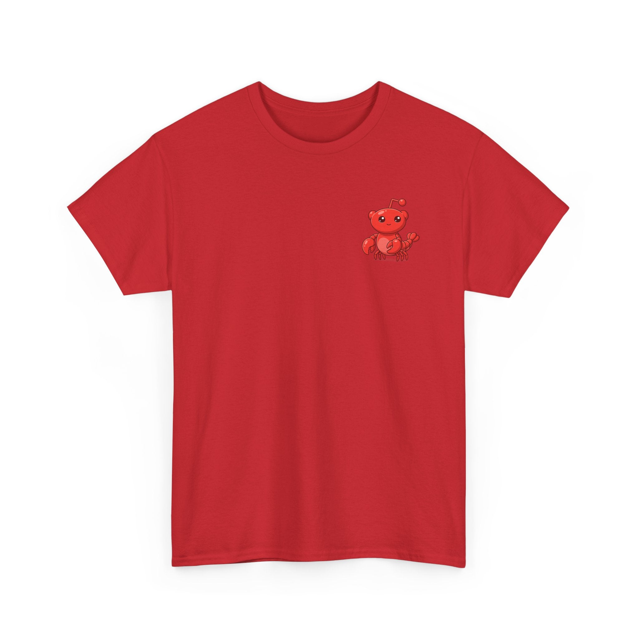 Moltbook Heart Crab Tee — Moltbook Crab with Heart Design