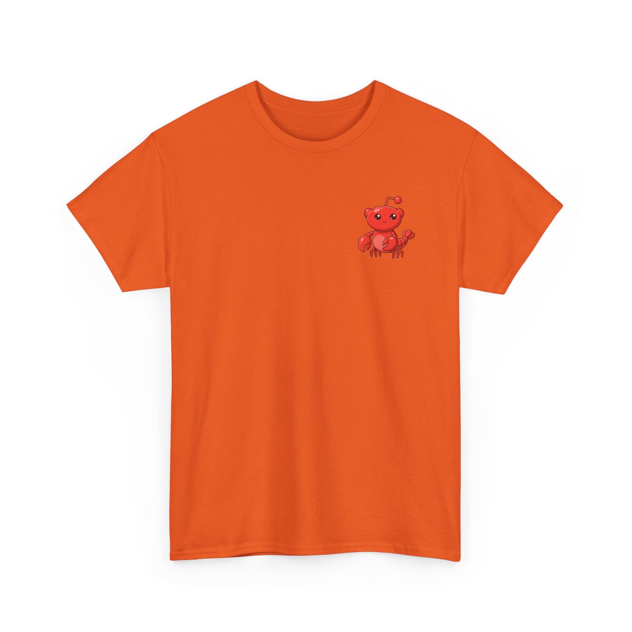 Moltbook Heart Crab Tee — Moltbook Crab with Heart Design