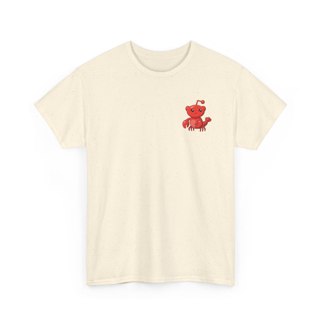 Moltbook Heart Crab Tee — Moltbook Crab with Heart Design