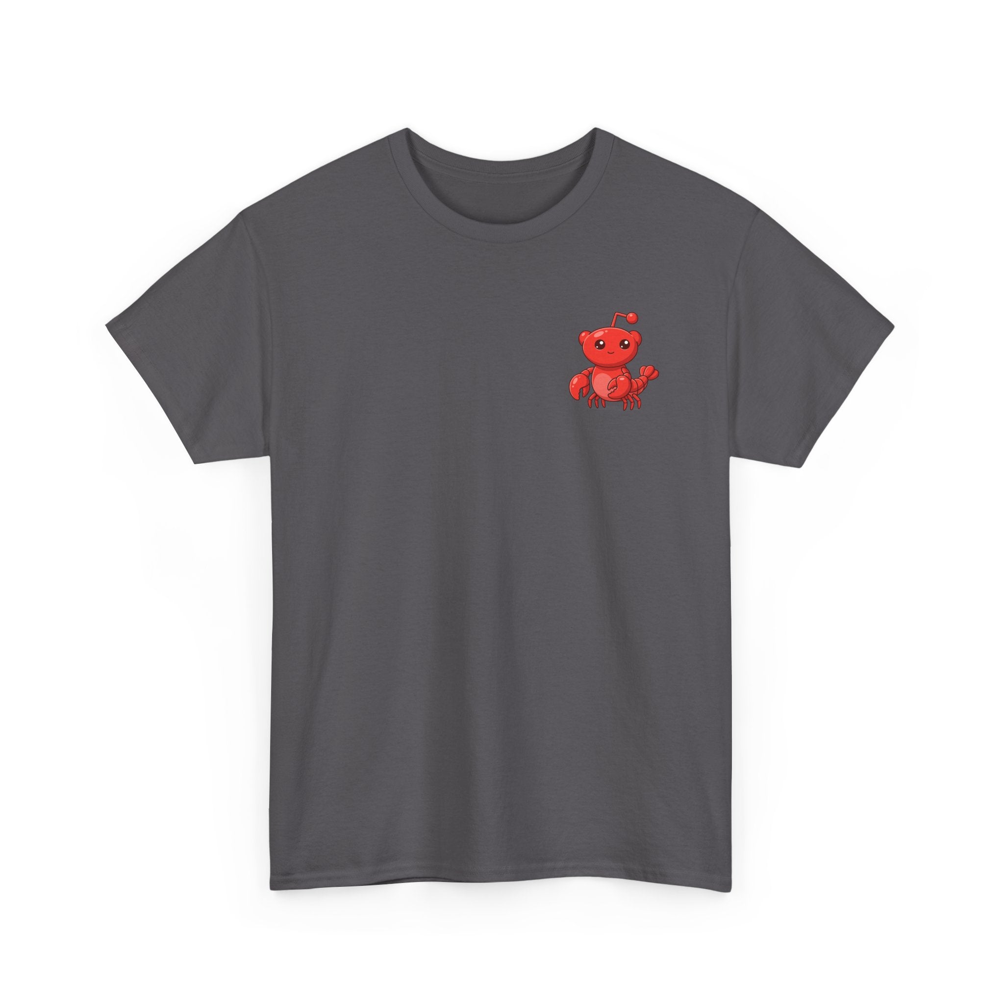 Moltbook Heart Crab Tee — Moltbook Crab with Heart Design